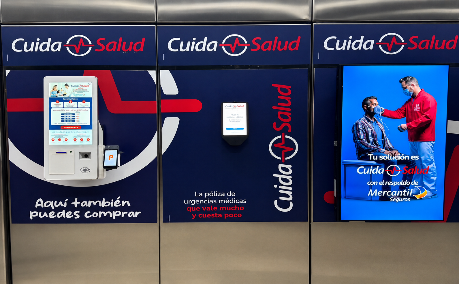 Pantalla Cuida Salud en Plaza Venezuela